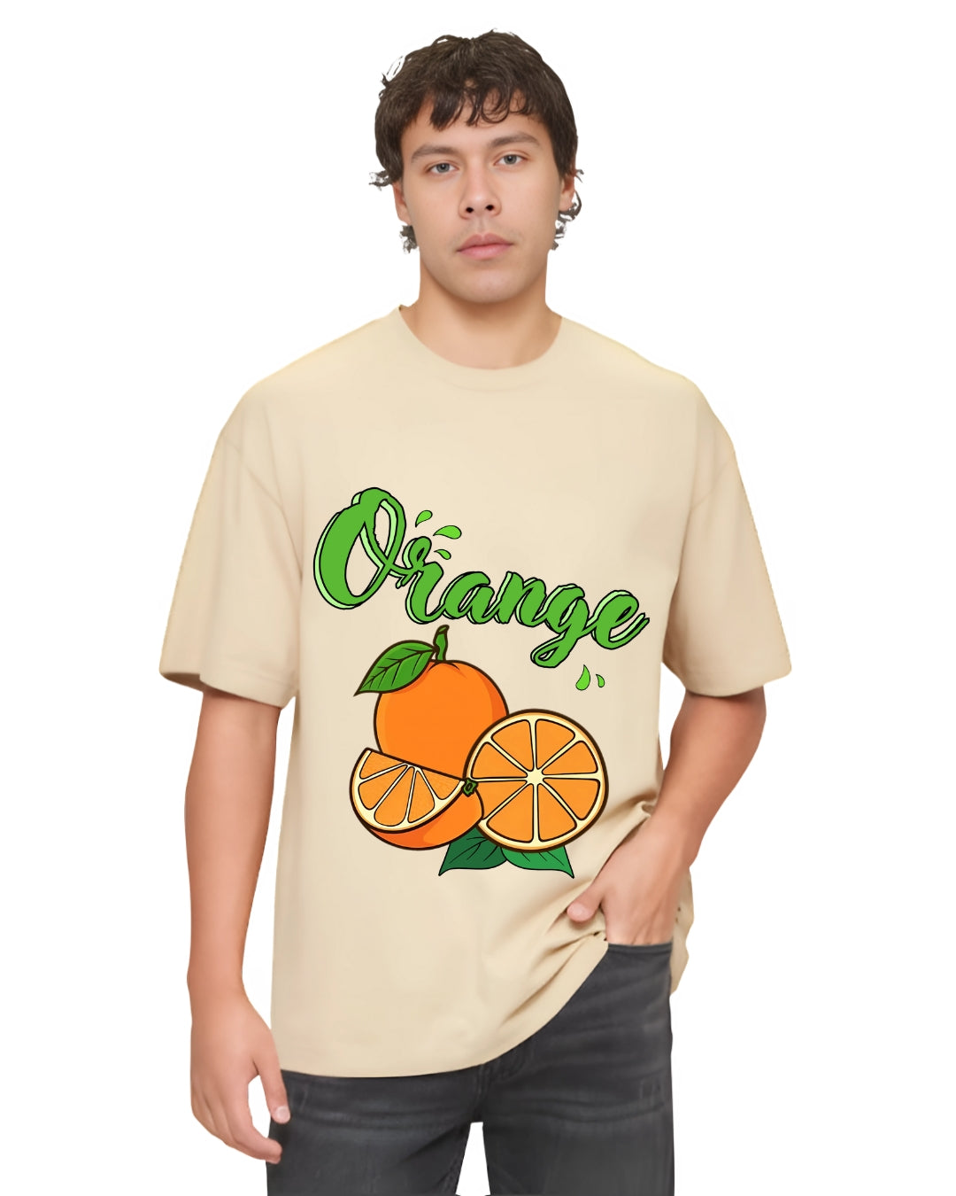 Orange Oversized T-Shirt