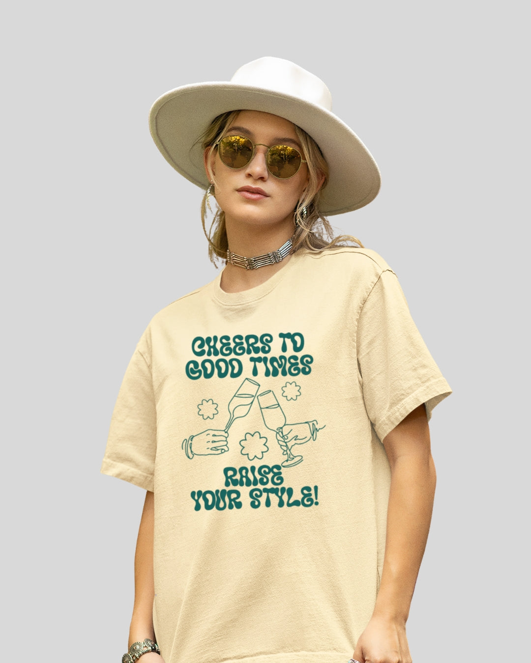 Cheers Oversized T-Shirt