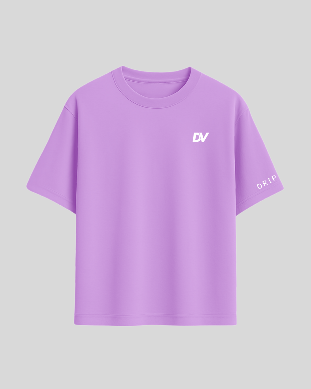 Basic Lavender Oversized T-Shirt