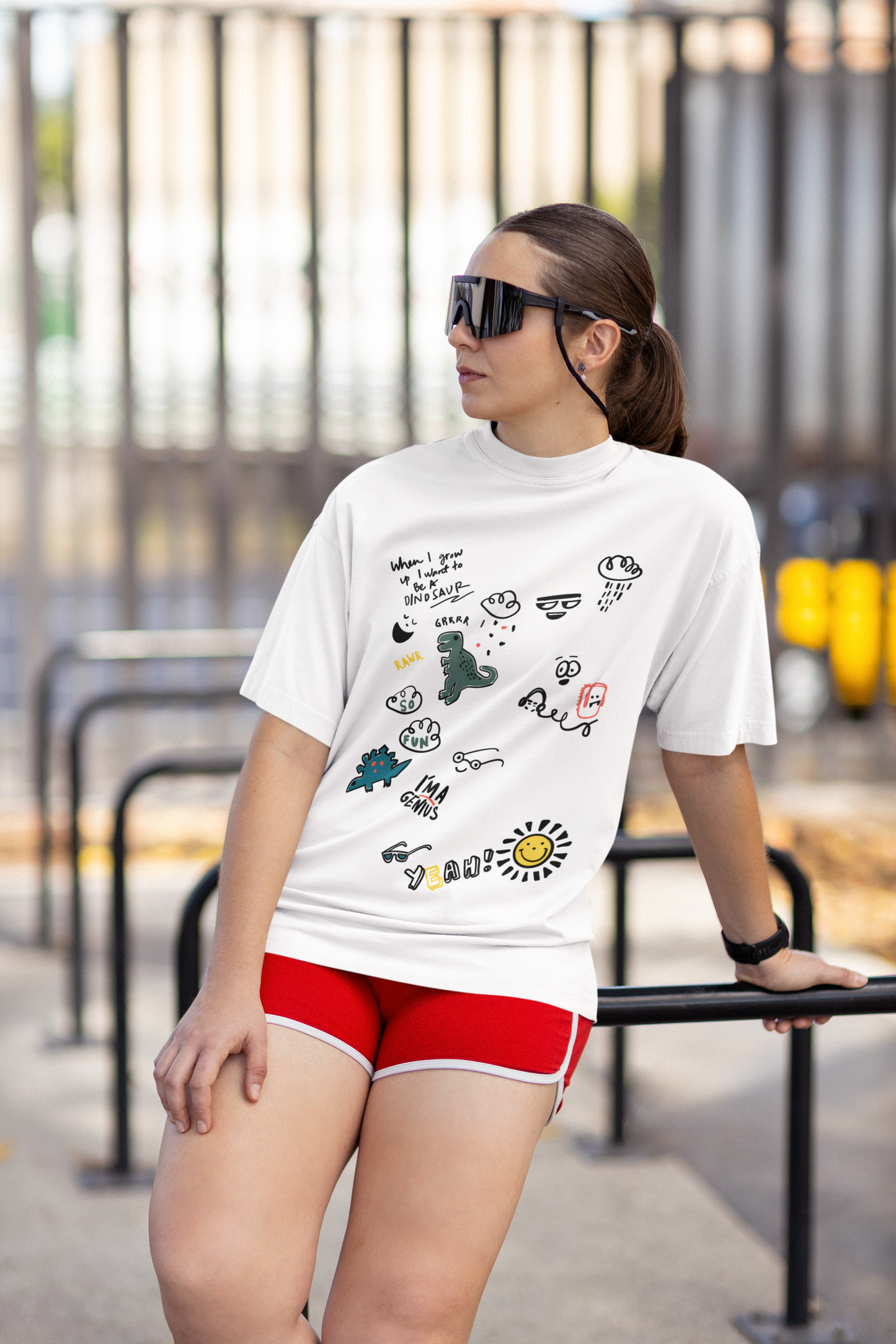 Dino Oversized Tee