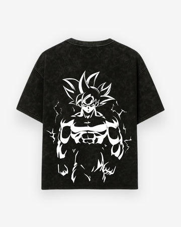 ULTRA GOKU OVERSIZED ACID WASHED TEE