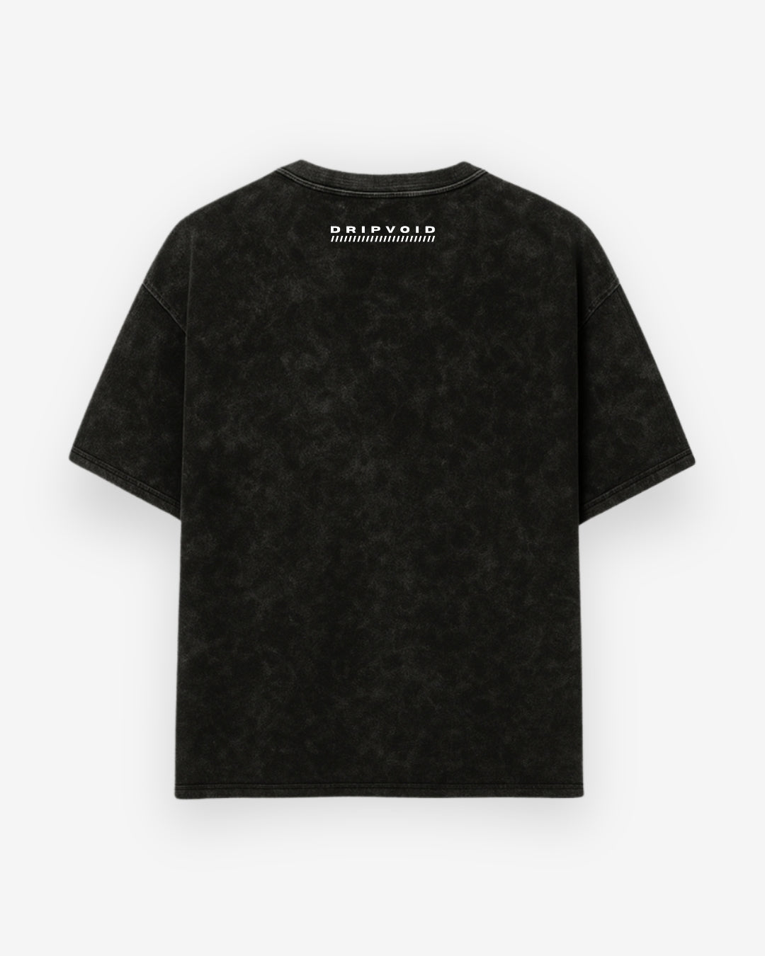 STONE WASHED SOLID OVERSIZED ACID WASHED TEE