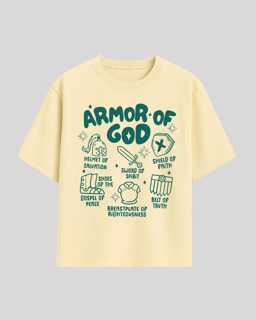 Armor Of God Oversized T-Shirt