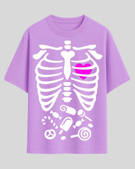 Candy Skeleton Oversize T-Shirt