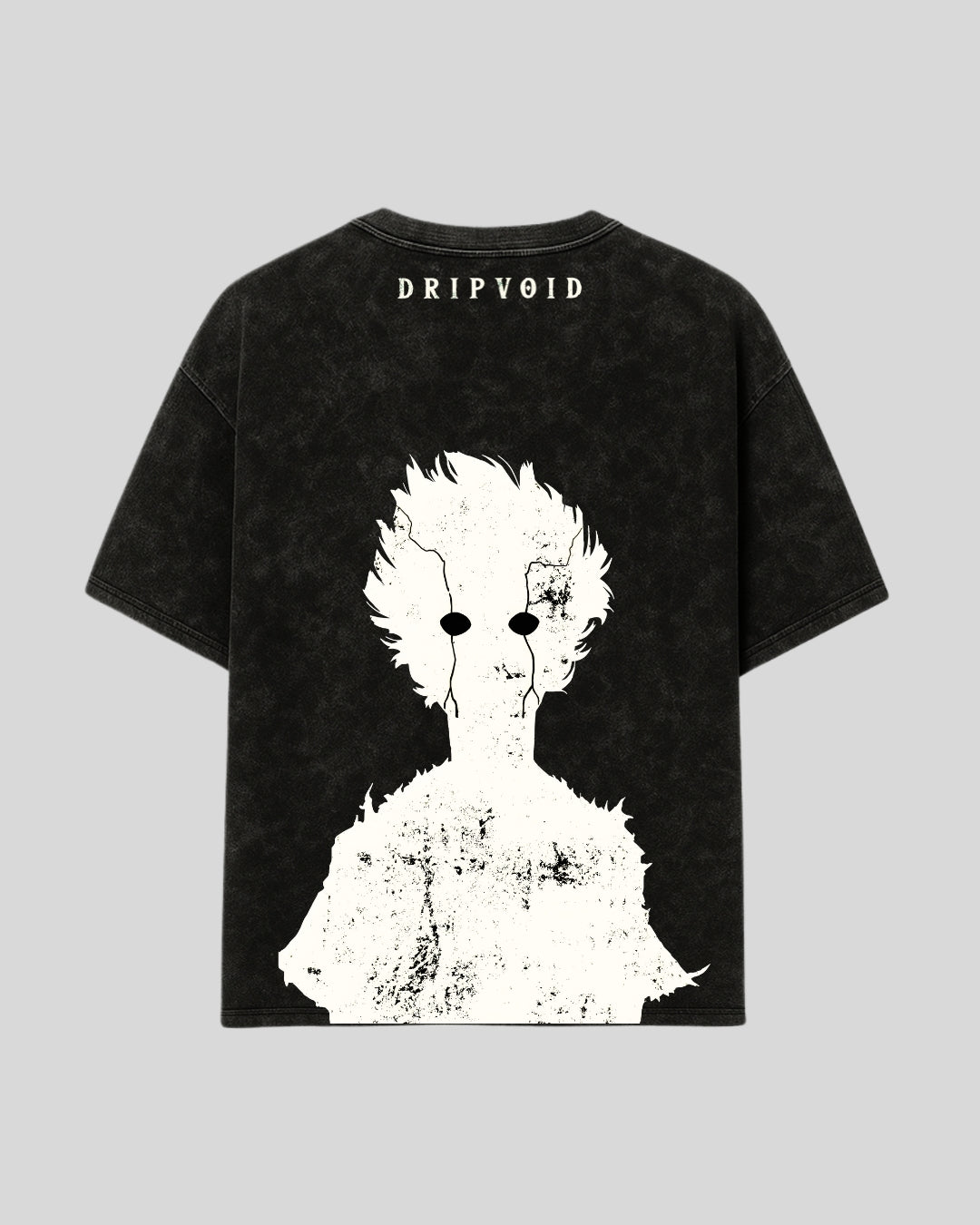 MOB PSYCHO OVERSIZED ACID WASHED TEE