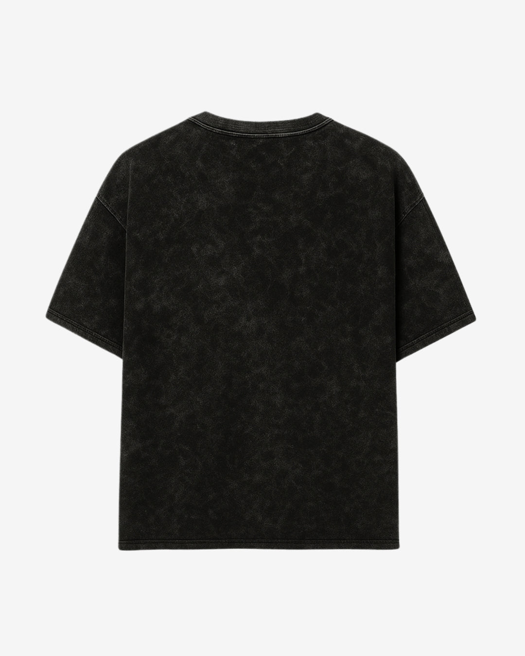 STONE WASHED SOLID OVERSIZED ACID WASHED TEE