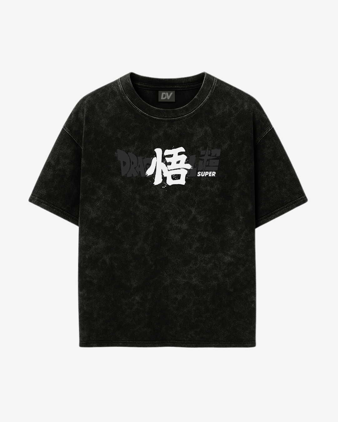 SUPER KAKAROT OVERSIZED ACID WASHED TEE
