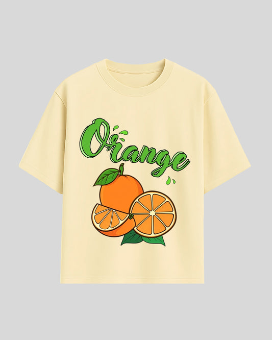 Orange Oversized T-Shirt