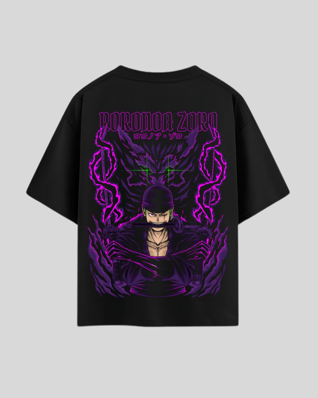 King Of The Hell Zoro Oversized T-Shirt