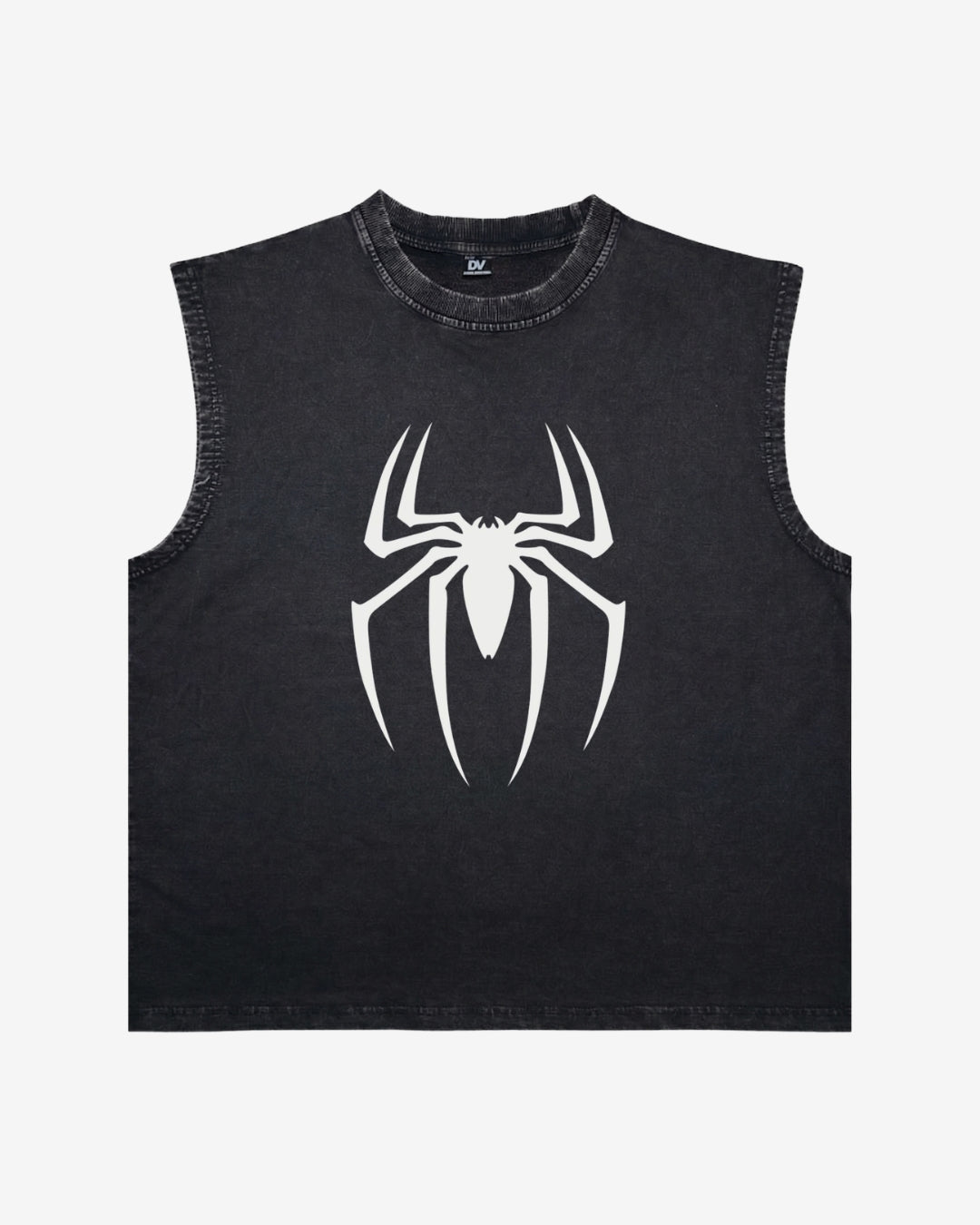 VOID SPIDERMAN STONE WASHED TANK