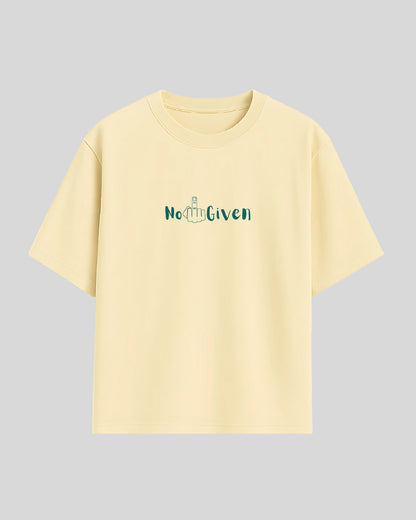 No Fucks Given Oversized T-Shirt