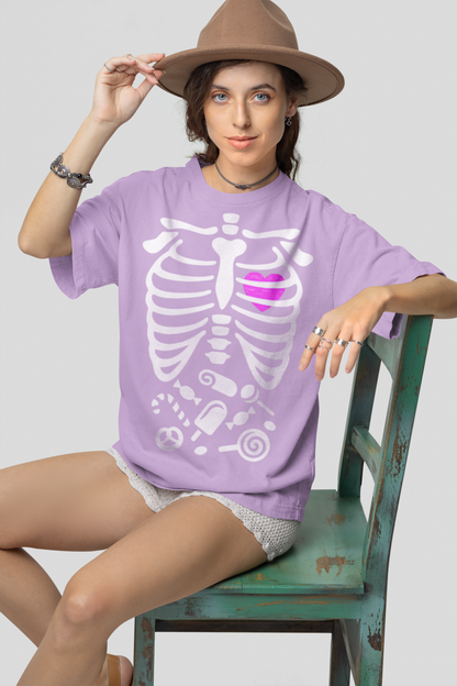 Candy Skeleton Oversize T-Shirt